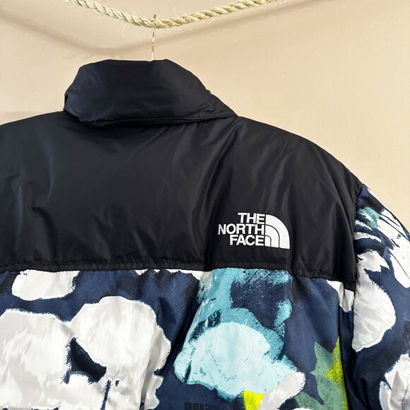 The North Face Men's 1996 Retro Nuptse 700 Down Puffer Jacket Abstract Floral L - Picture 10 of 15